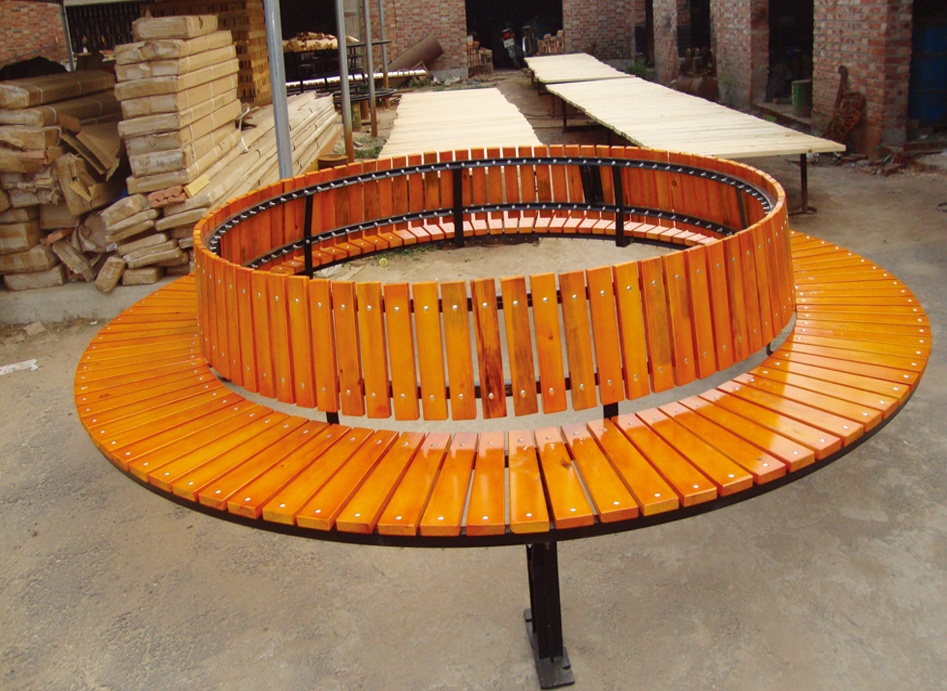 山東圍樹椅廠家定做，山東公園椅定做